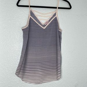 Navy and white tank